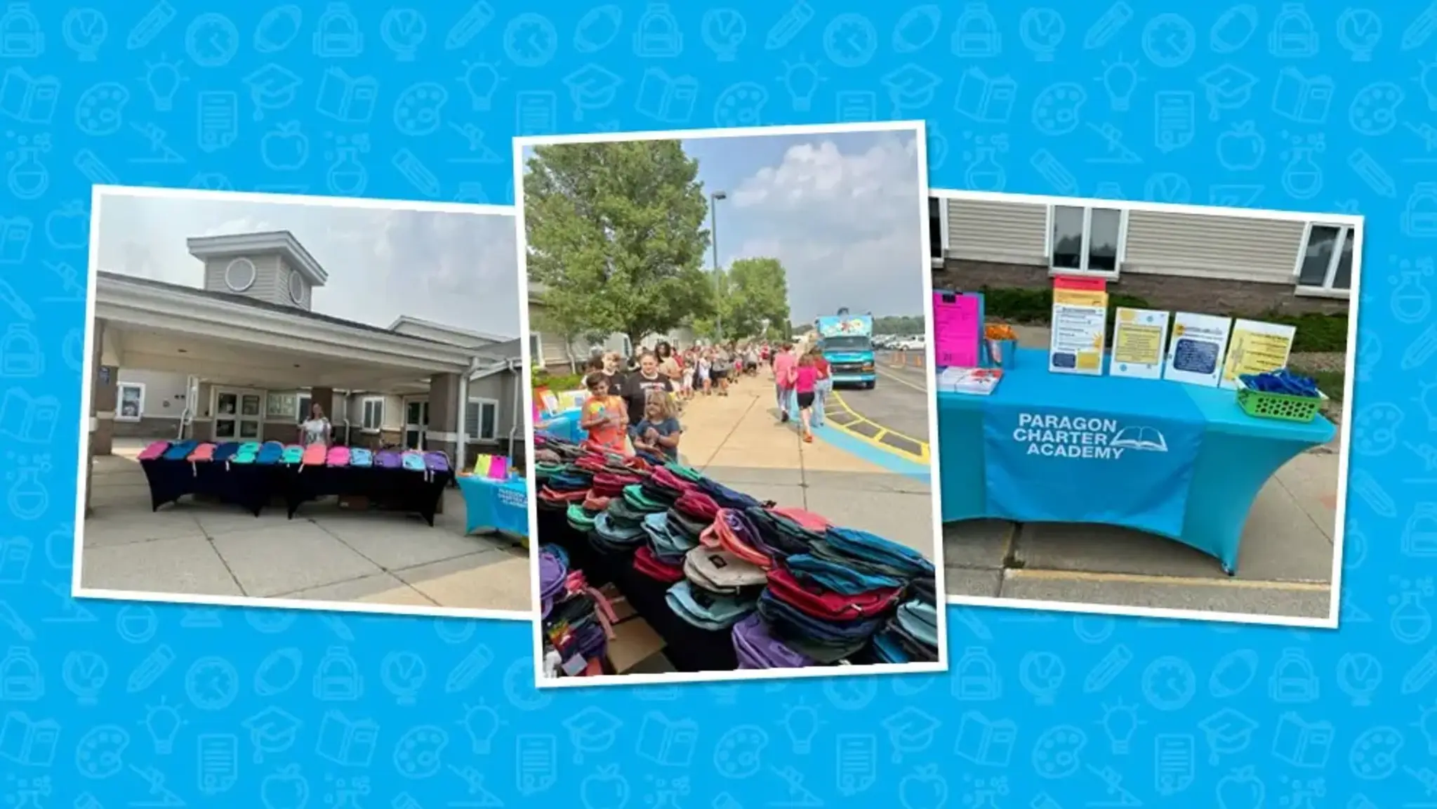 Free Backpack Event at Paragon Charter Academy Promotes Connection to Community