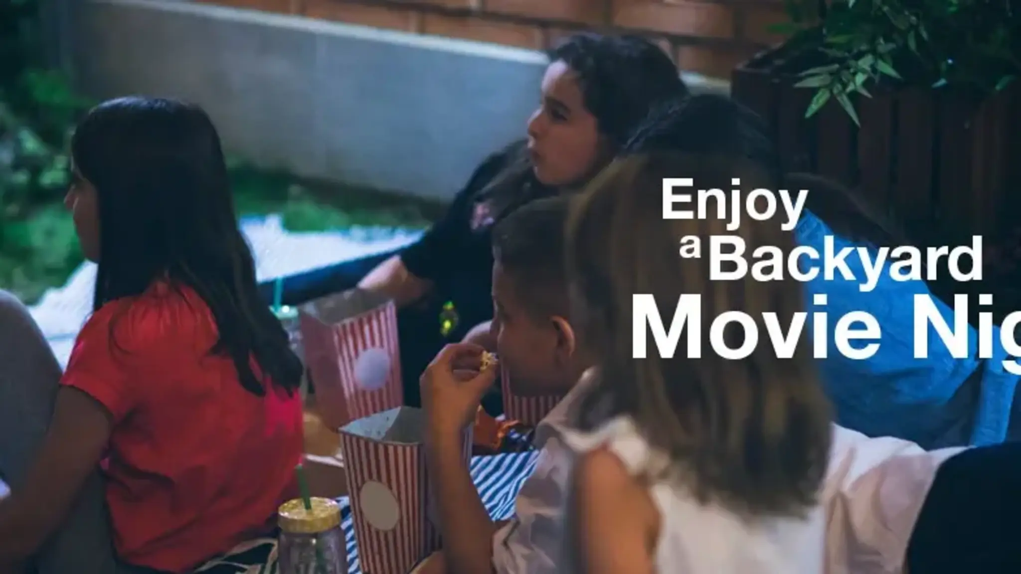 Enjoy a Backyard Movie Night