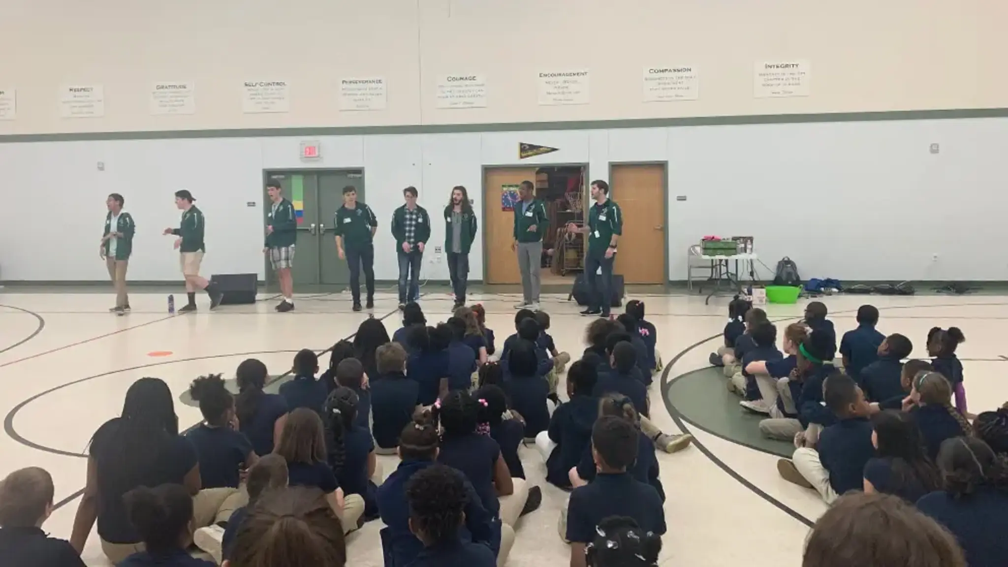 MSU Accafellas Give a Note-worthy Performance at Holly Park Academy