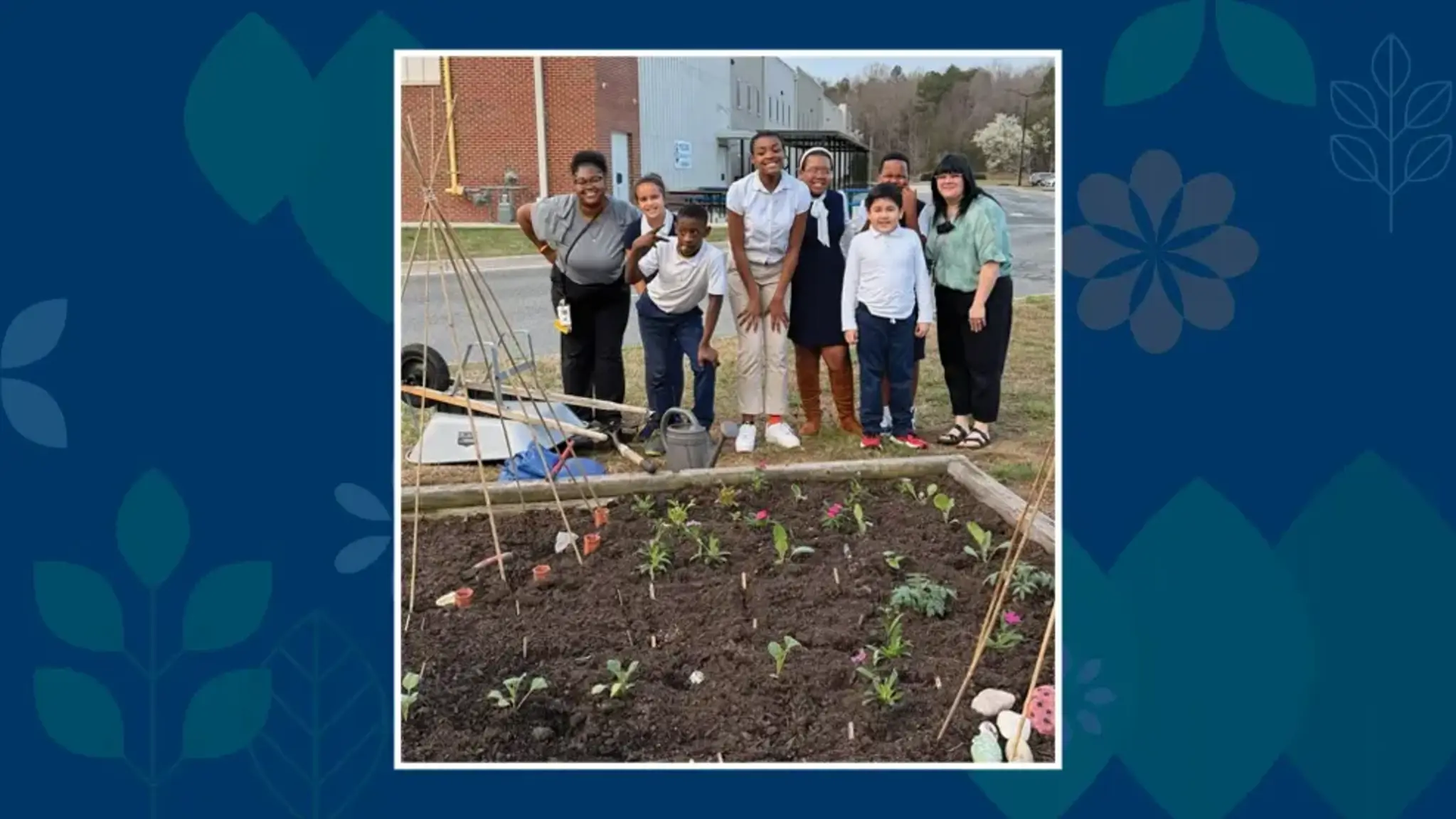 From Litter to Lettuce: Students Learn Leadership Traits with Community Garden