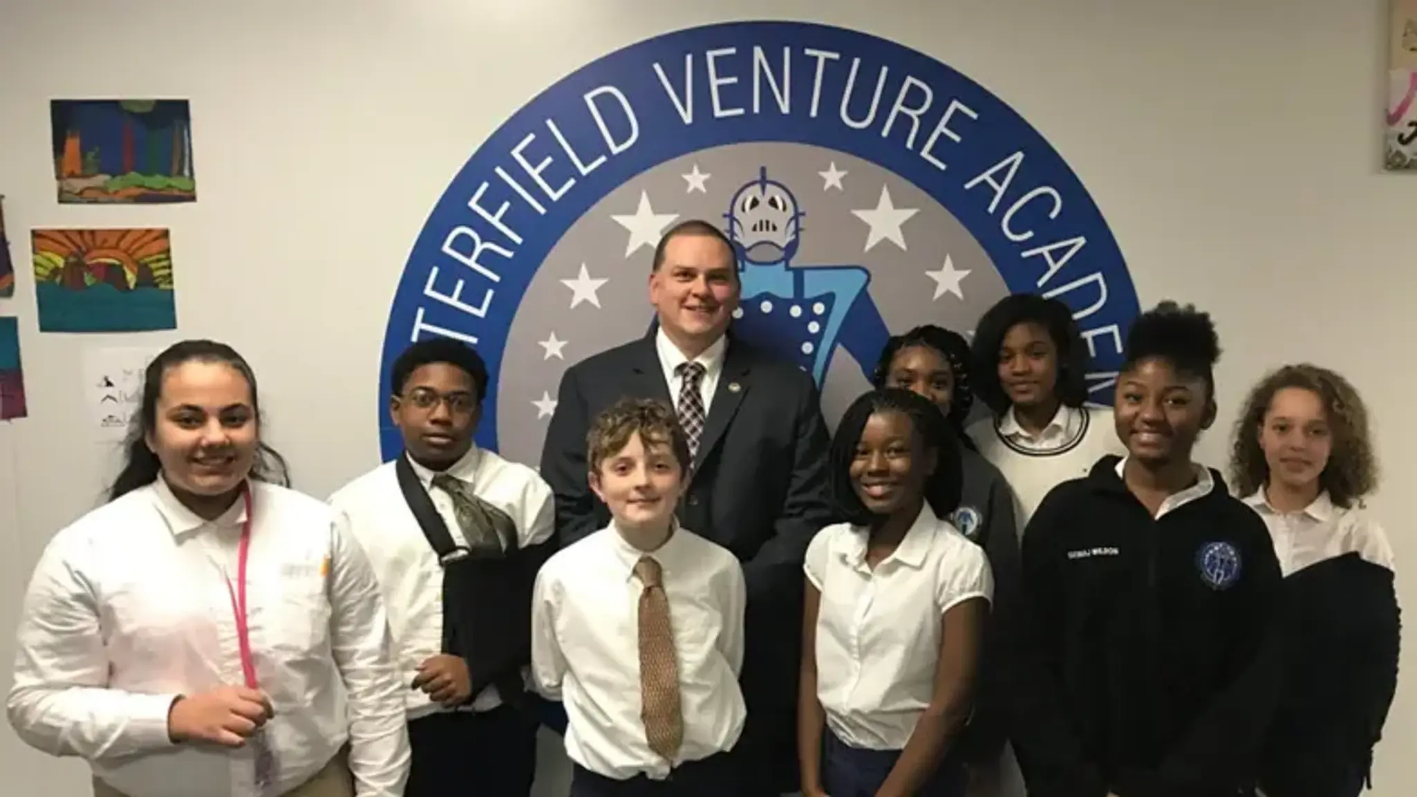 Mayor Visits Winterfield Venture