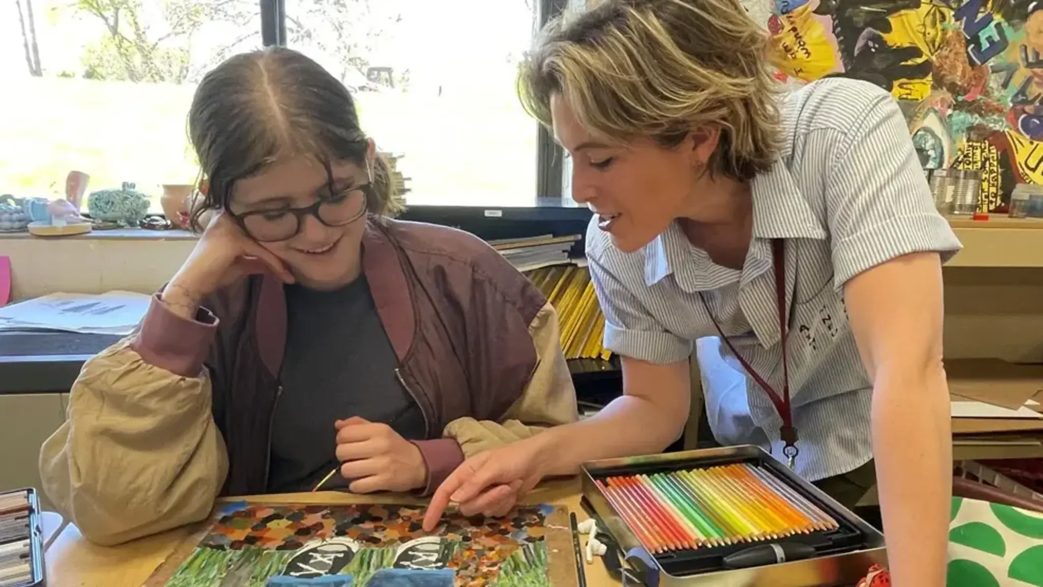 Award-winning Wellspring Prep Art Teacher Helps Students Find Empathy for Others
