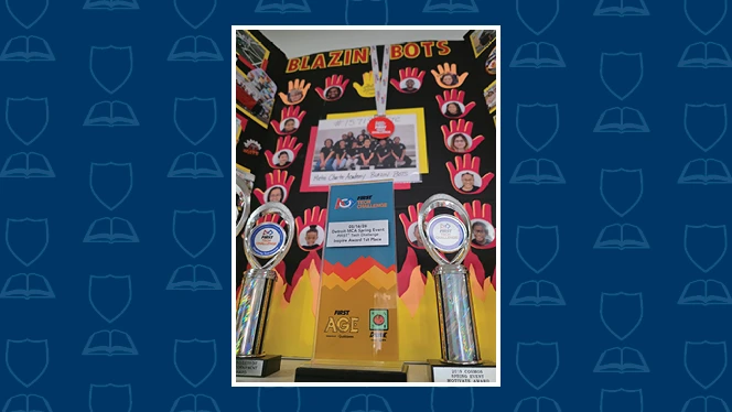 K-8 School in Romulus: Metro's robotics team, the Blazin’ Bots, earned a prestigious award.