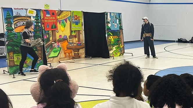K-8 School in Apex: The National Theatre for Children put on a performance for Peak Charter Academy third graders.