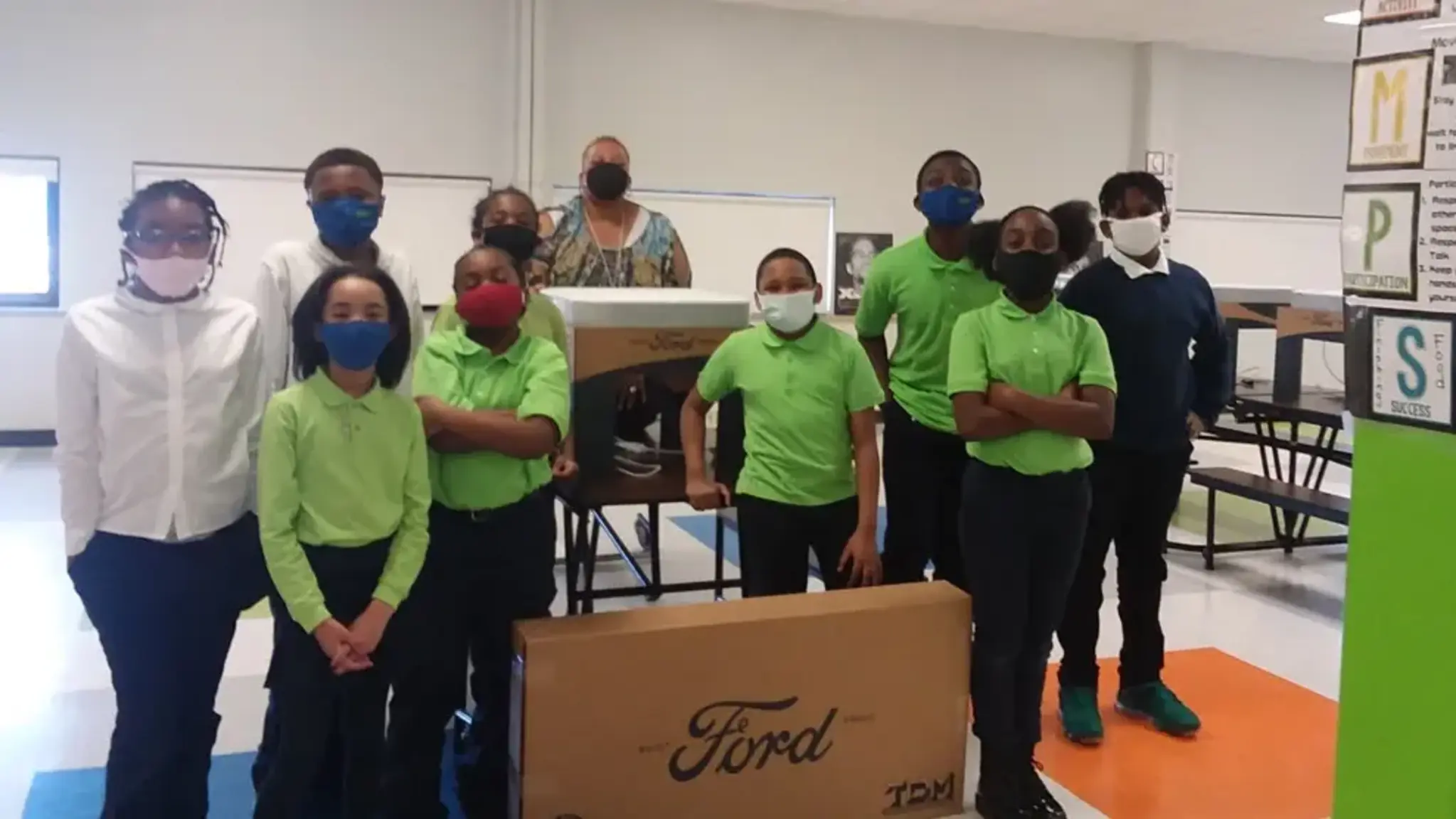 Pembroke Academy Partners with Ford Motor Company to Ensure Clean Air