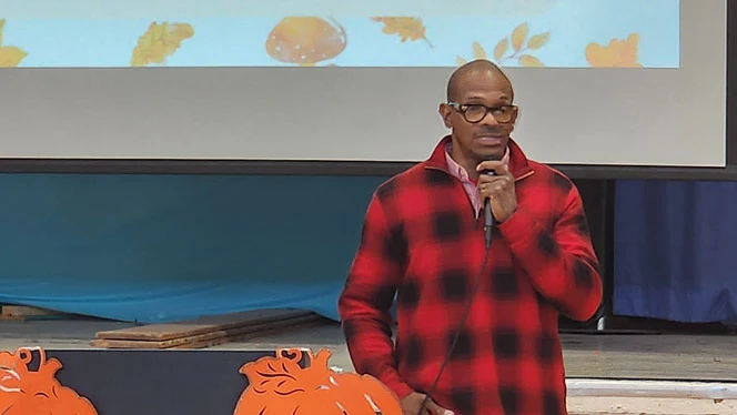 K-8 School in Detroit: Warrendale students host Gratitude Luncheon for families.