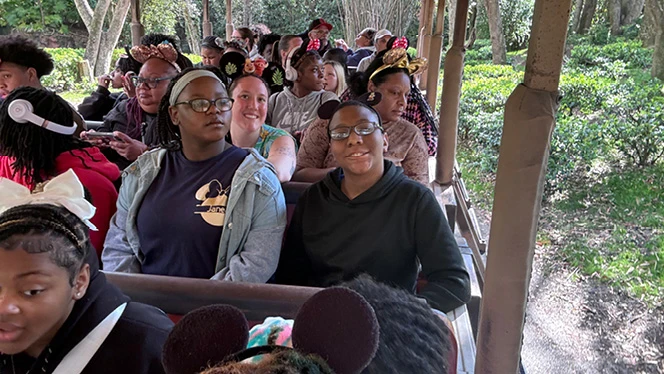 K-8 School in Dayton: North Dayton 8th graders went to Disney World.