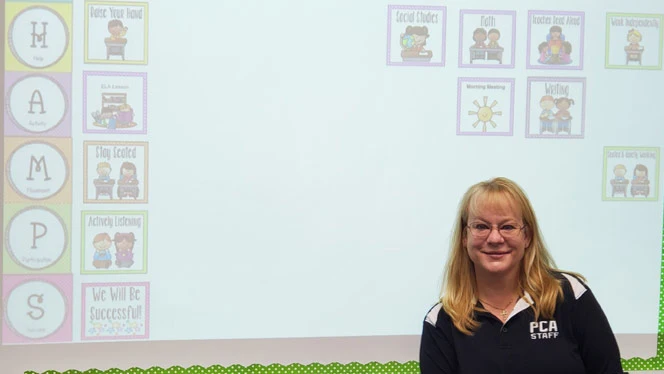 Peak teacher Connie Eastman