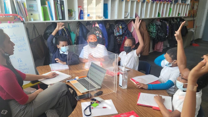 students in a classroom