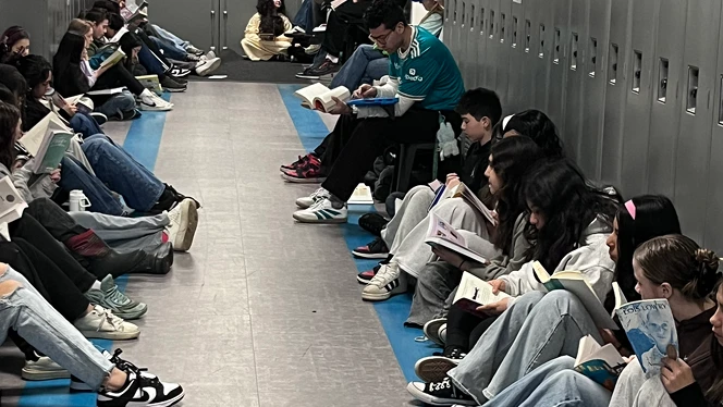 Charter School in Grand Rapids: NHA partner schools celebrate March is Reading Month.