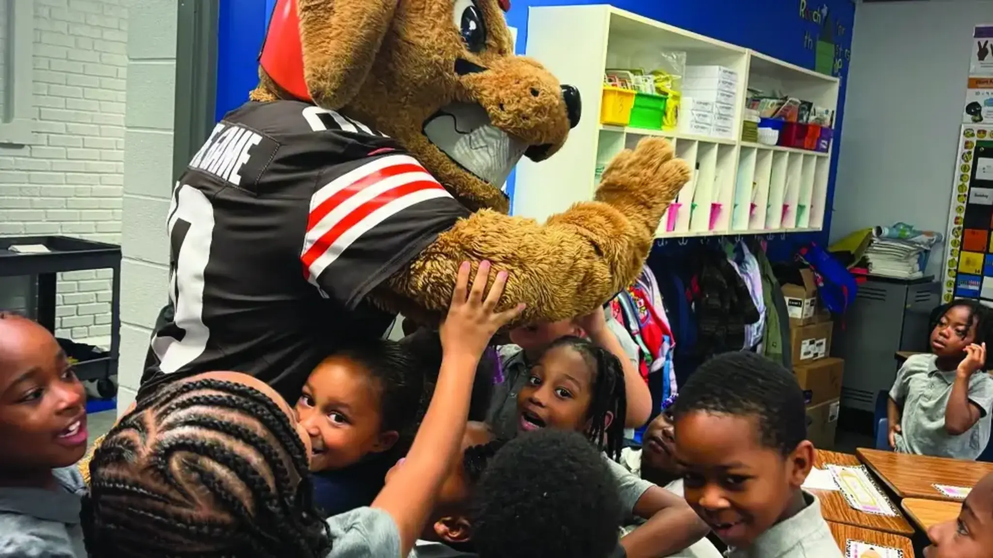 Pinnacle Welcomes NFL Mascot to Kick Off Strive for Five Challenge