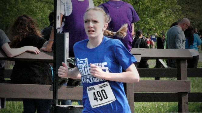 Gray Cole running. Gray Cole running.