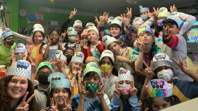 Endeavor students celebrated two's day