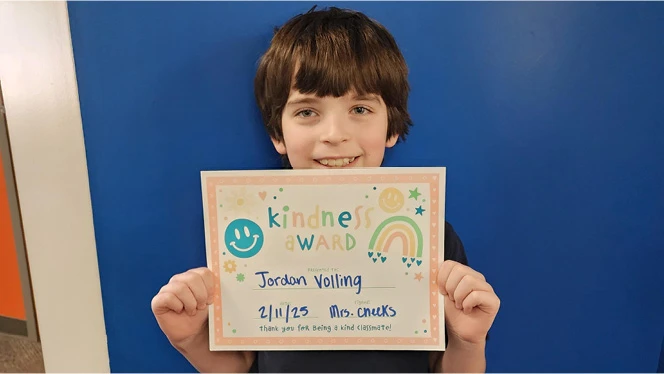 K-8 School in Toledo and Detroit: Detroit Merit and Bennett Venture celebrates National Random Acts of Kindness Day.