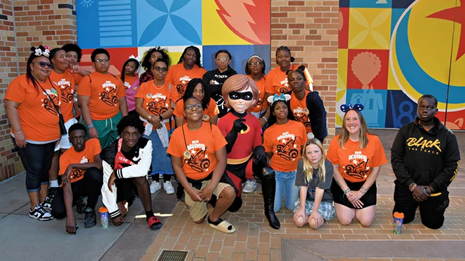 K-8 School in Dayton: North Dayton 8th graders went to Disney World.