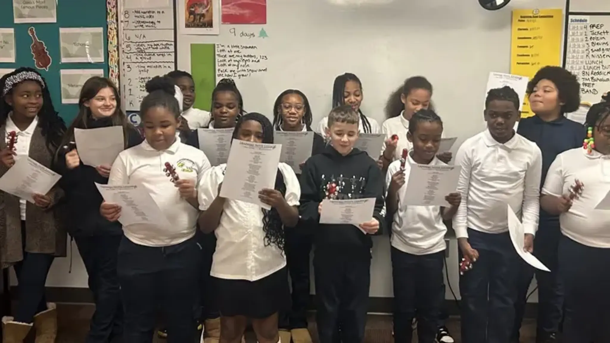 Spreading Holiday Cheer Through Classroom Caroling