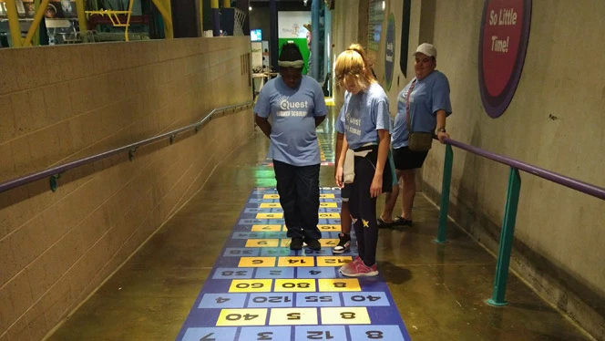 K-8 School in Taylor MI: Quest students participate in interactive exhibit at MSC