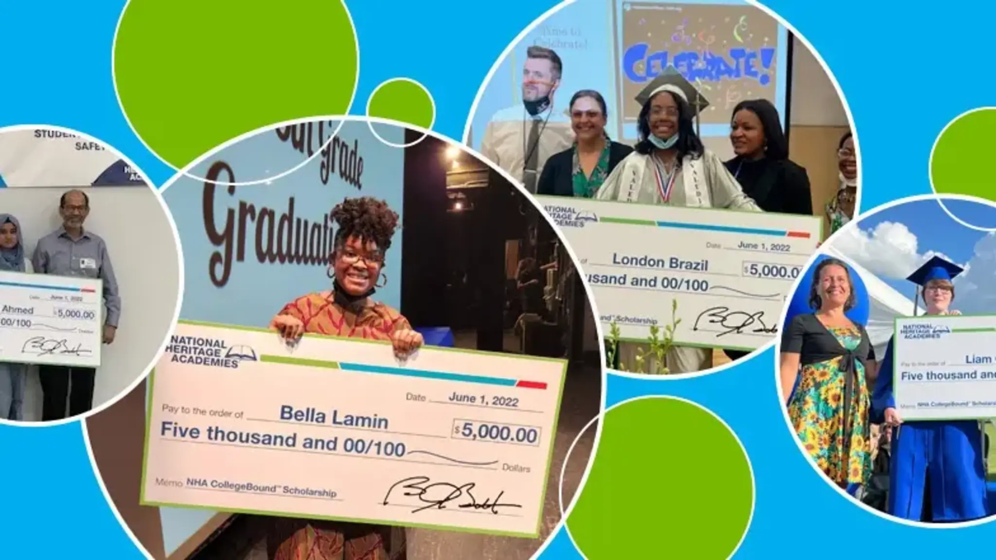 Four Eighth-graders Awarded $5,000 College Scholarships, Get Jump Start on Paying for College