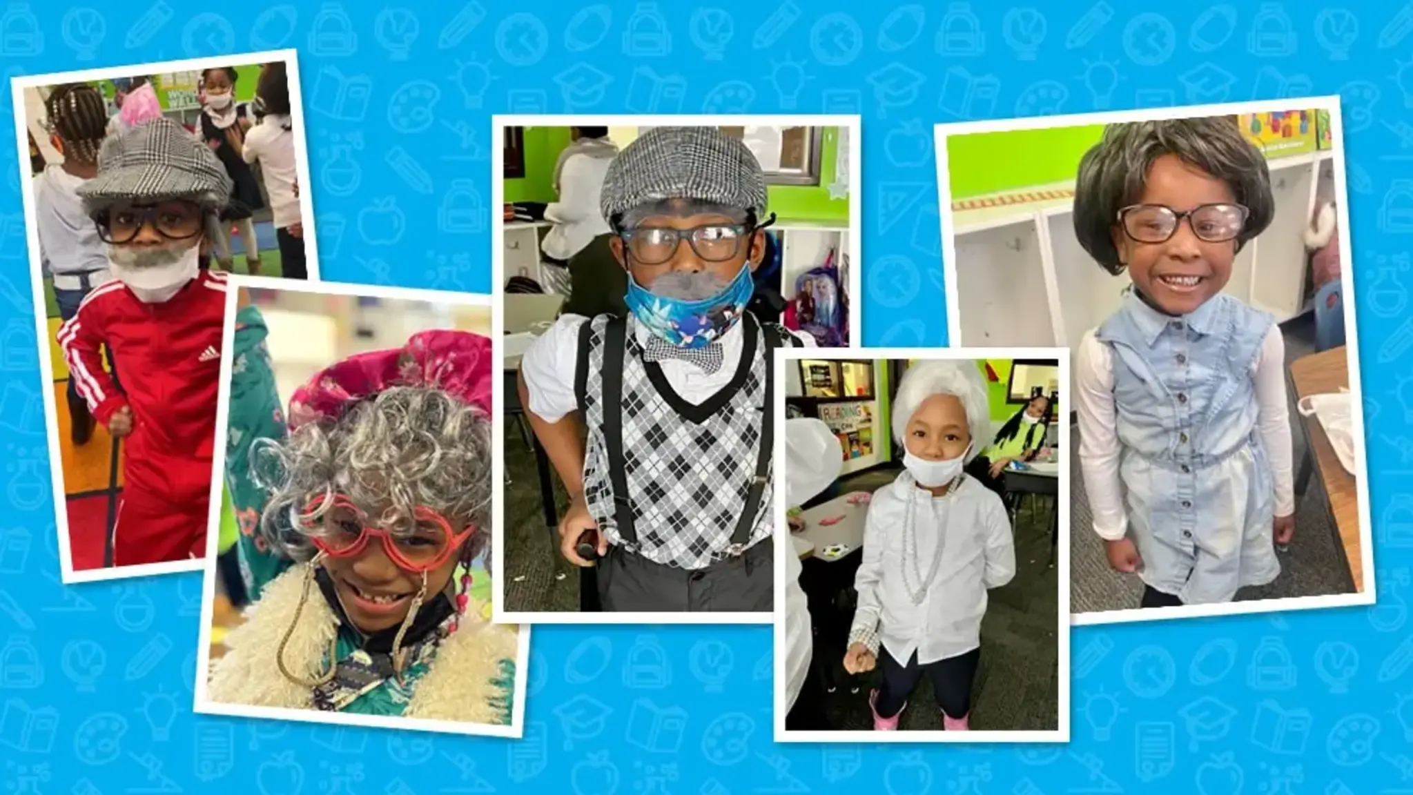 Pembroke Academy Scholars Celebrate 100th Day of School by Dressing Up