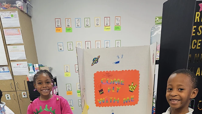 K-8 School in Atlanta: Flamingo mindset guides young students at Atlanta Heights.
