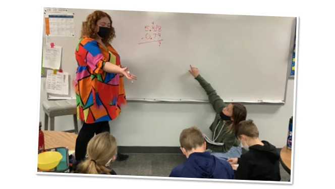 Chandler Woods teacher Natalie Rush
