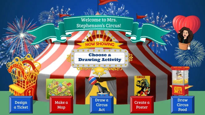 design a circus ticket game