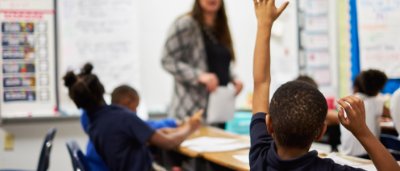Students learning in classroom