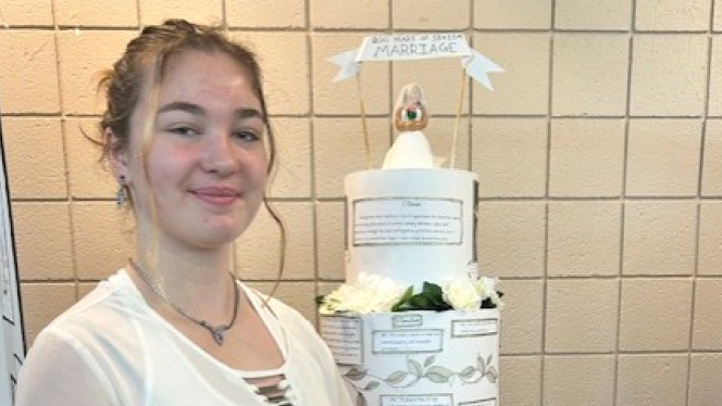 K-8 School in Wake Forest: 36 Wake Forest Charter Academy students compete in the National History Day regional competition.