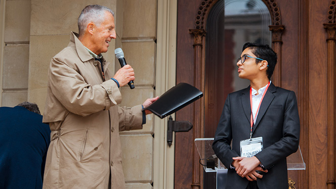 K-8 School in Canton: Canton Charter Academy scholars attend Charter Day at the State Capitol.