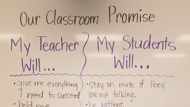 Taylor Hucks classroom promise