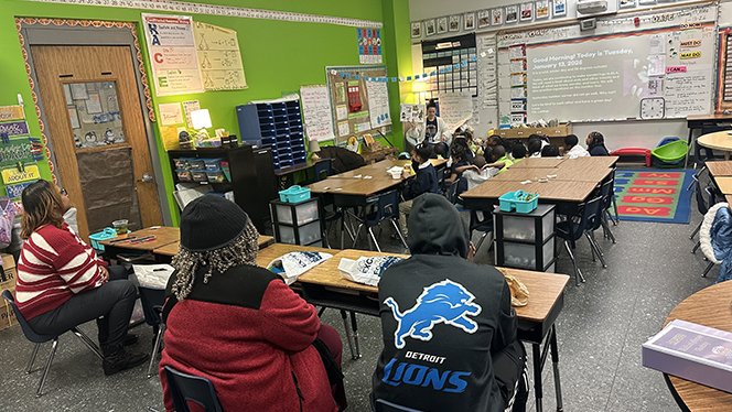 K-8 School in Detroit: Detroit Enterprise Academy invite parents into their school day to experience a day in the Life at DEA.