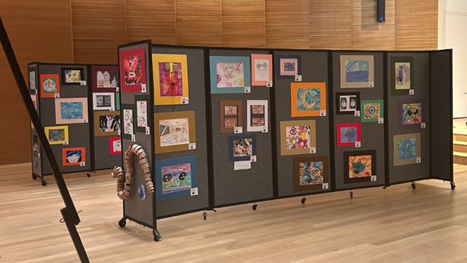 Y5-8 School in Byron Center: Cross Creek students get to see their art in the Grand Rapids Art Museum.