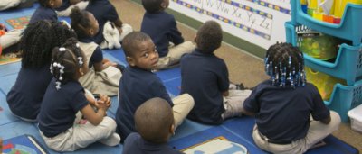 Students learning in classroom