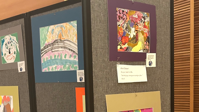 Y5-8 School in Byron Center: Cross Creek students get to see their art in the Grand Rapids Art Museum.