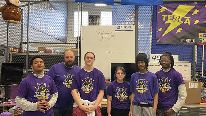 Y5-8 School in Burton: Burton Glen scholar and alumni are members of Team TESLA and are getting prepared to defend their titles.