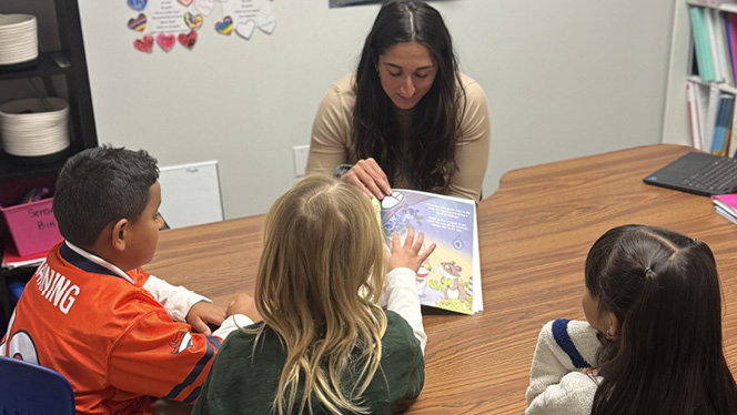 K-8 School in Commerce City: Landmark Academy at Reunion speech pathologist wrote a book to help students with speech challenges.