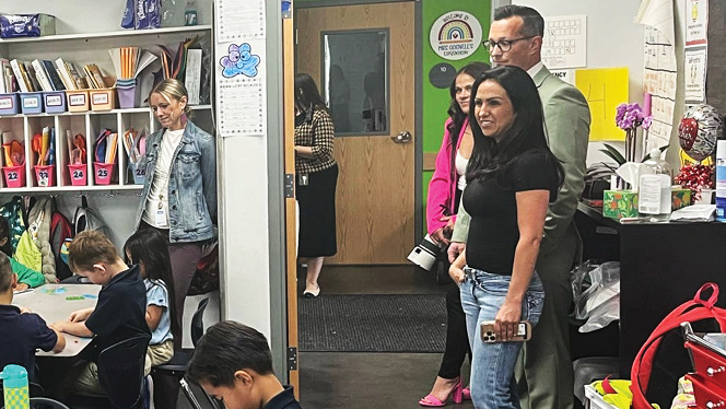 K-9 School in Watkins: Sky Ranch Academy is visited by state leaders.