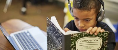 Student completing work