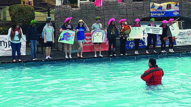 K-8 School in Summerfield: Summerfield Charter Academy students participated in the Polar Plunge.