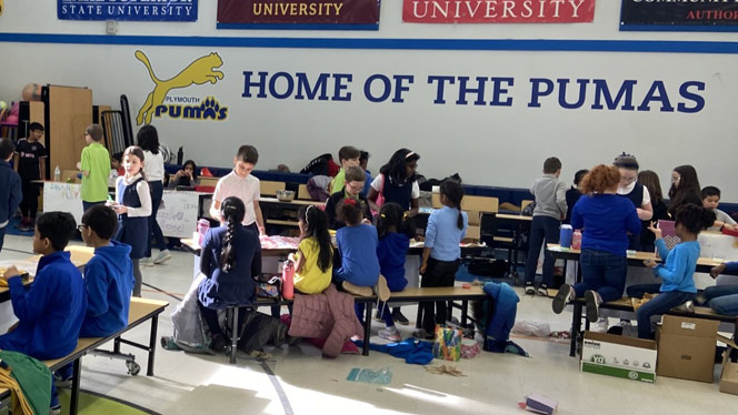 Student at their shop