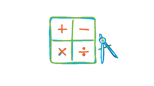 Math tools illustration