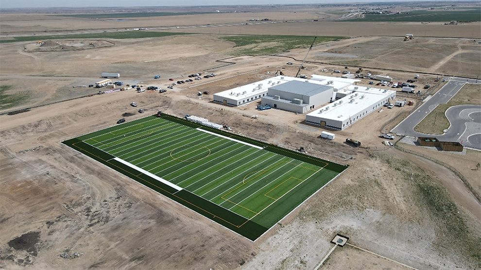 K-9 School in Watkins: Sky Ranch Academy's high school is undergoing construction.