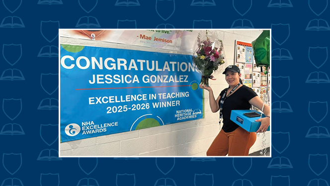 K-8 School in Brooklyn: Brooklyn Scholars Charter School's math teacher Jessica Gonzalez received Excellence in Teaching award
