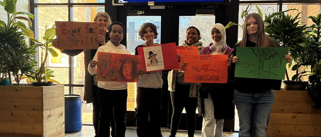 Students Focus on Gratitude with Thanksgiving Projects