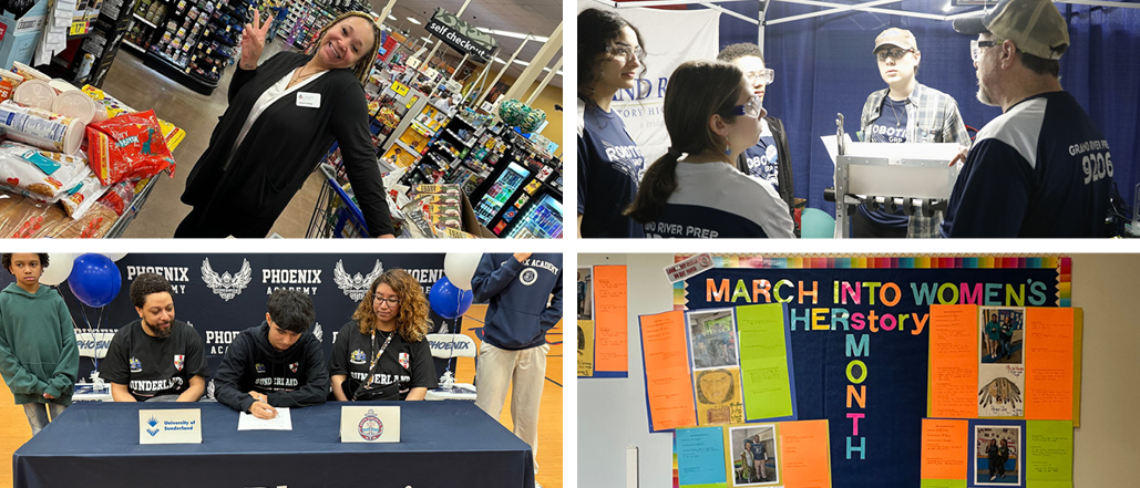 Focus on April: School’s Food Pantry Provides, Robots provide Life Skills, Senior Signs Soccer Deal