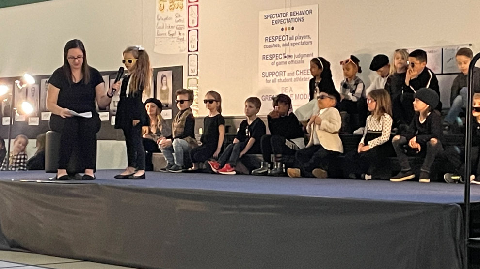 Dim the Lights Walker Kindergarten Classes Host Poetry Coffee House Event