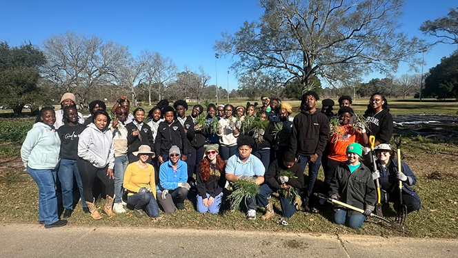 K-8 School in Baker: Advantage Charter Academy students participate in MLK Day.