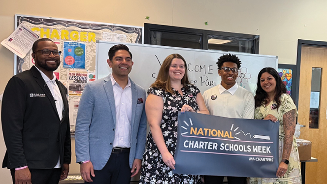 7-12 School in Canton: Canton Preparatory High School is visited by state leaders.