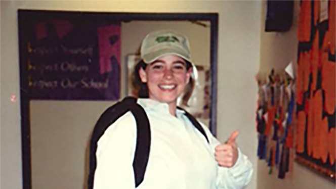 Y5-8 School in Belmont: Jennifer Carlson, middle school teacher at Chandler Woods, celebrates 25 years of teaching at NHA.