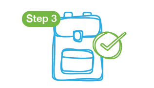 Step 3, prepare for the first day of school